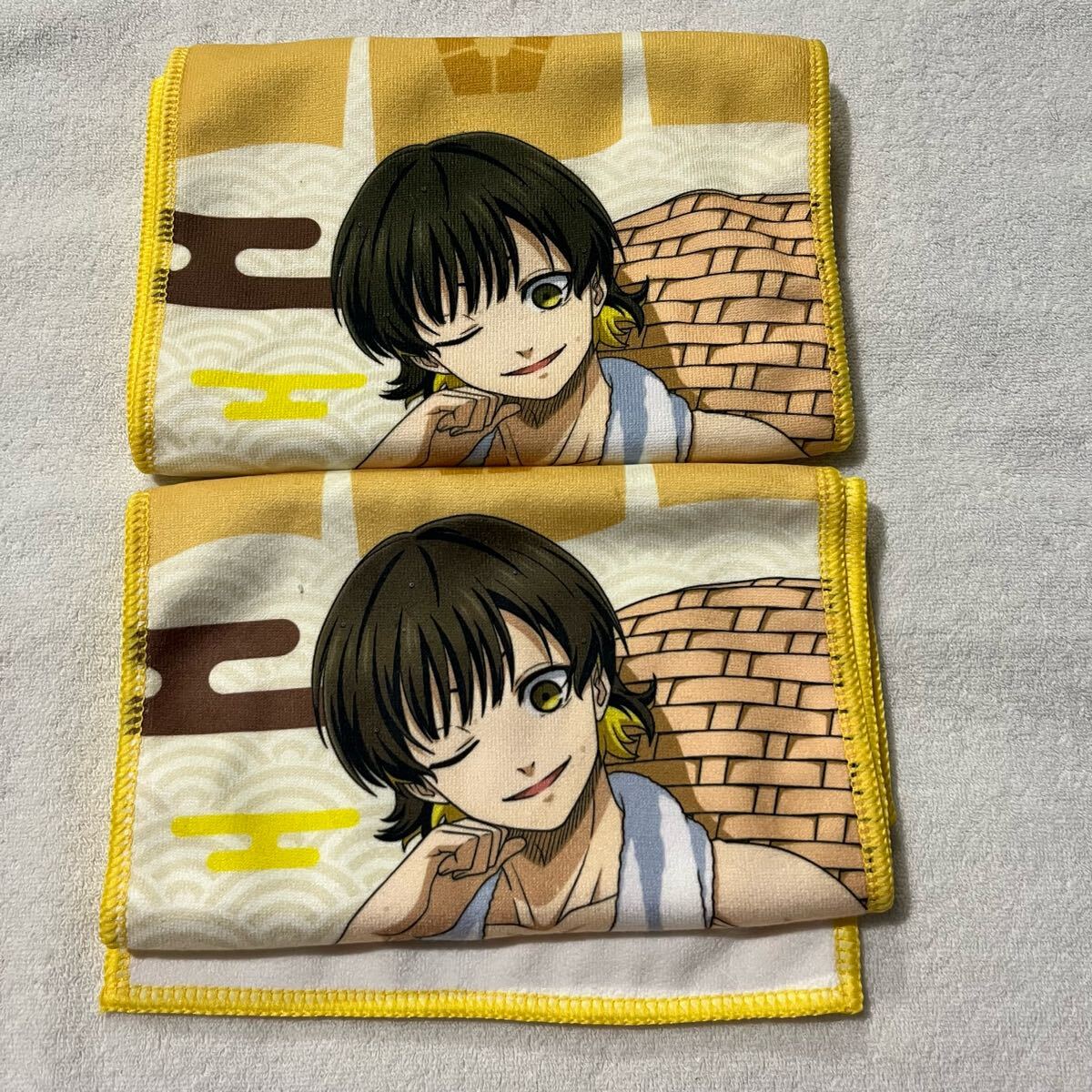 ★ブルーロック ブルロ 極楽湯 RAKU SPA らくスパ 第2弾 エゴイストたちのふろロック 外気浴編 エゴイストセット マフラータオル 蜂楽廻★拍卖