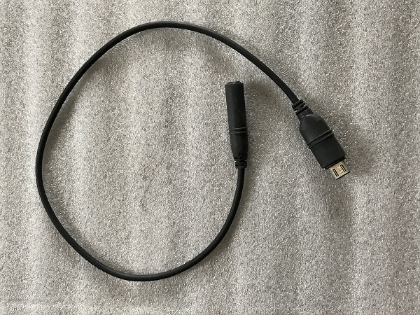 未使用 純正 docomo ドコモ アンテナ付イヤホン変換ケーブル/microUSBケーブル/イヤホンジャック/3.5mm/ミニプラグ/アダプタ拍卖