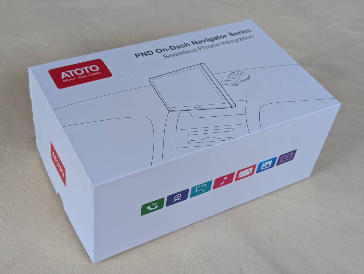ATOTO 7インチQLEDポータブルカーステレオ、ワイヤレスCarplay&Androidオート P907SD拍卖