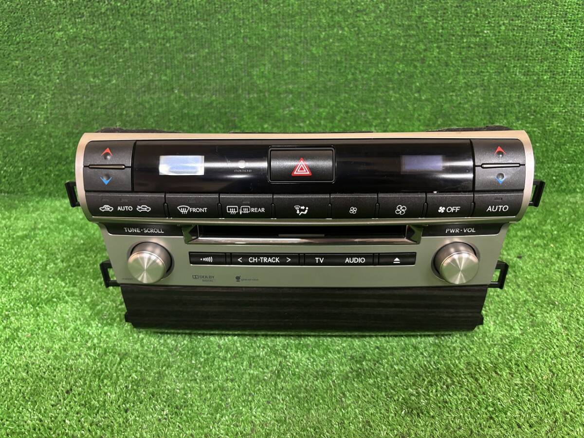 ★☆レクサス LS600h UVF45 後期 オーディオ ナビユニット エアコンスイッチ NXH-0528ZT04/86130-50012☆★拍卖