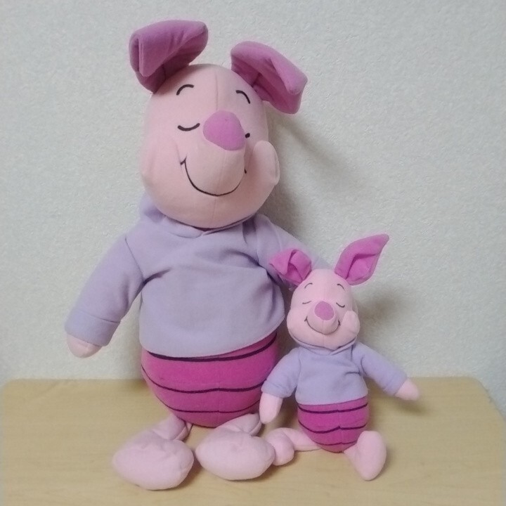 ディズニーランド ピグレットぬいぐるみ2点セット くまのプーさん拍卖