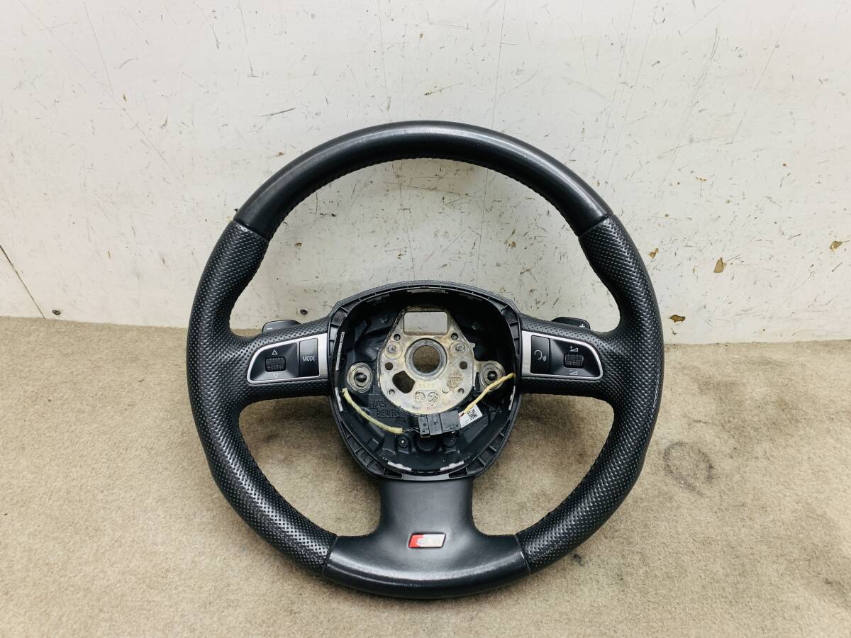 アウディ A4 アバント 8KCDH 純正 ステアリング ハンドル 拍卖