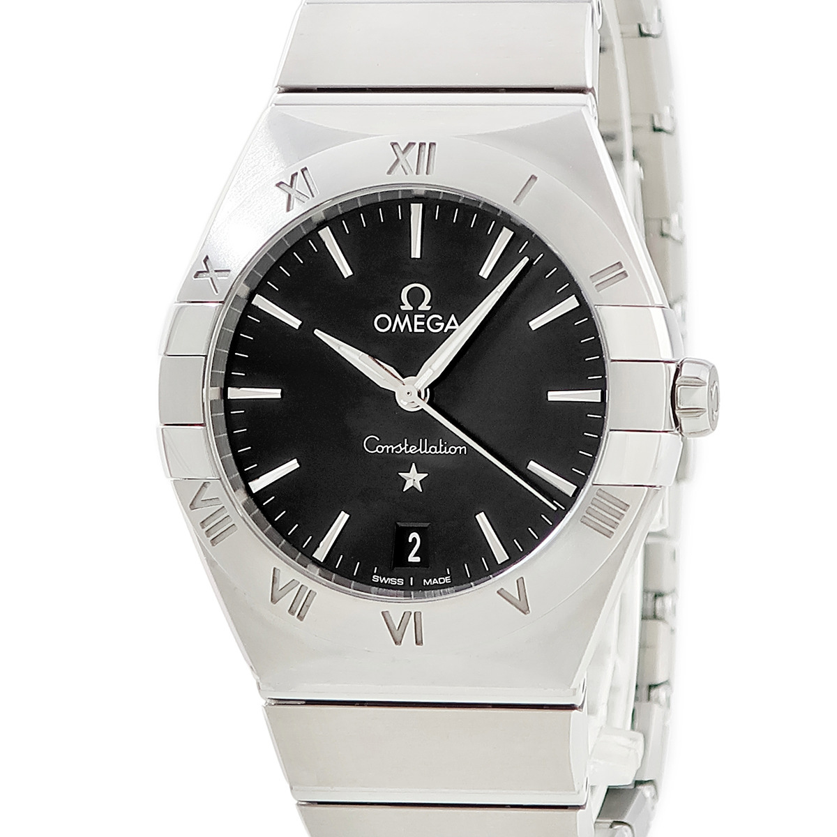 オメガ コンステレーション 131.10.36.60.01.001 新品同様 ブラック バー クオーツ拍卖