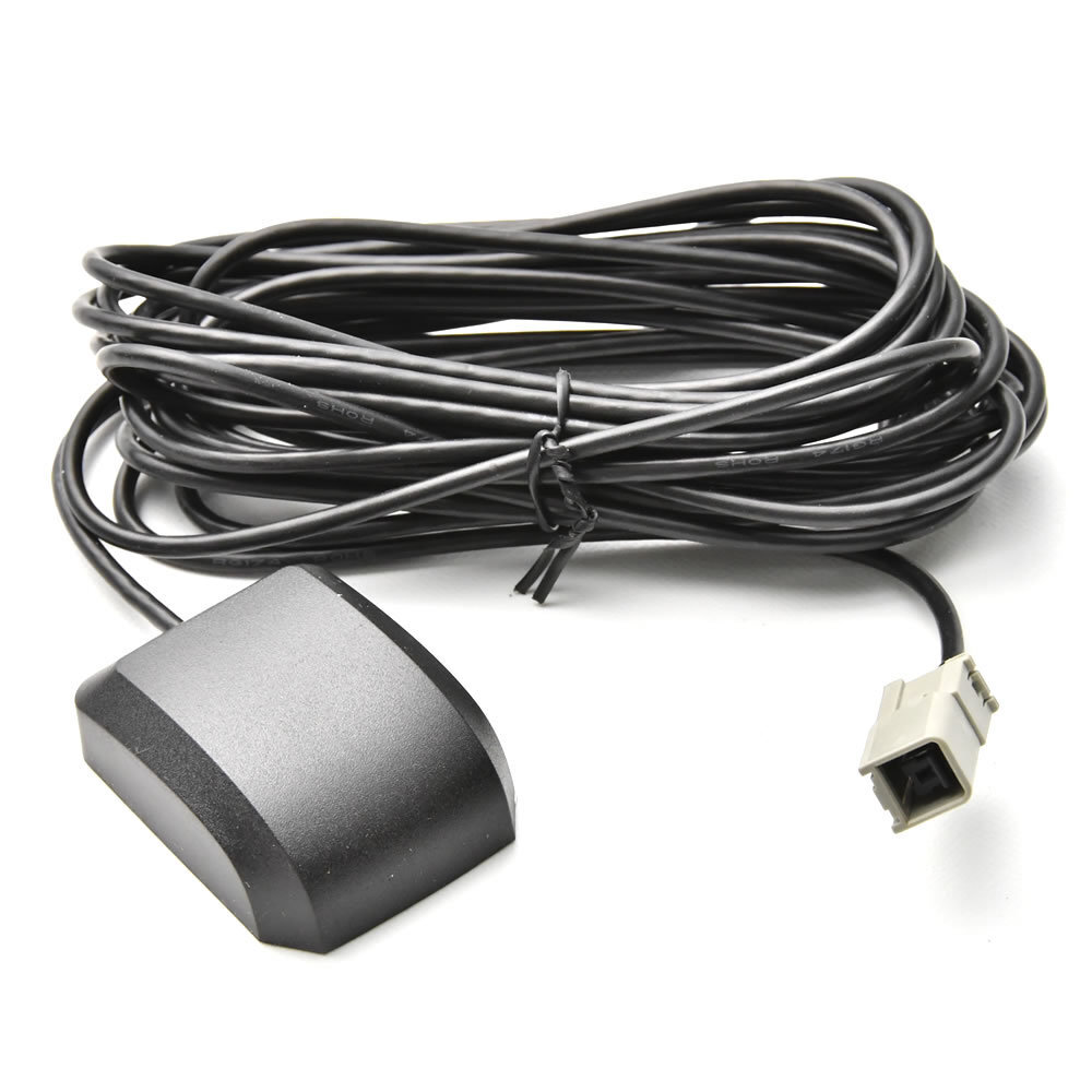 ストラーダ CN-F1XD パナソニック カーナビ GPSアンテナケーブル 1本 グレー角型 GPS受信 マグネット コード長約4m拍卖