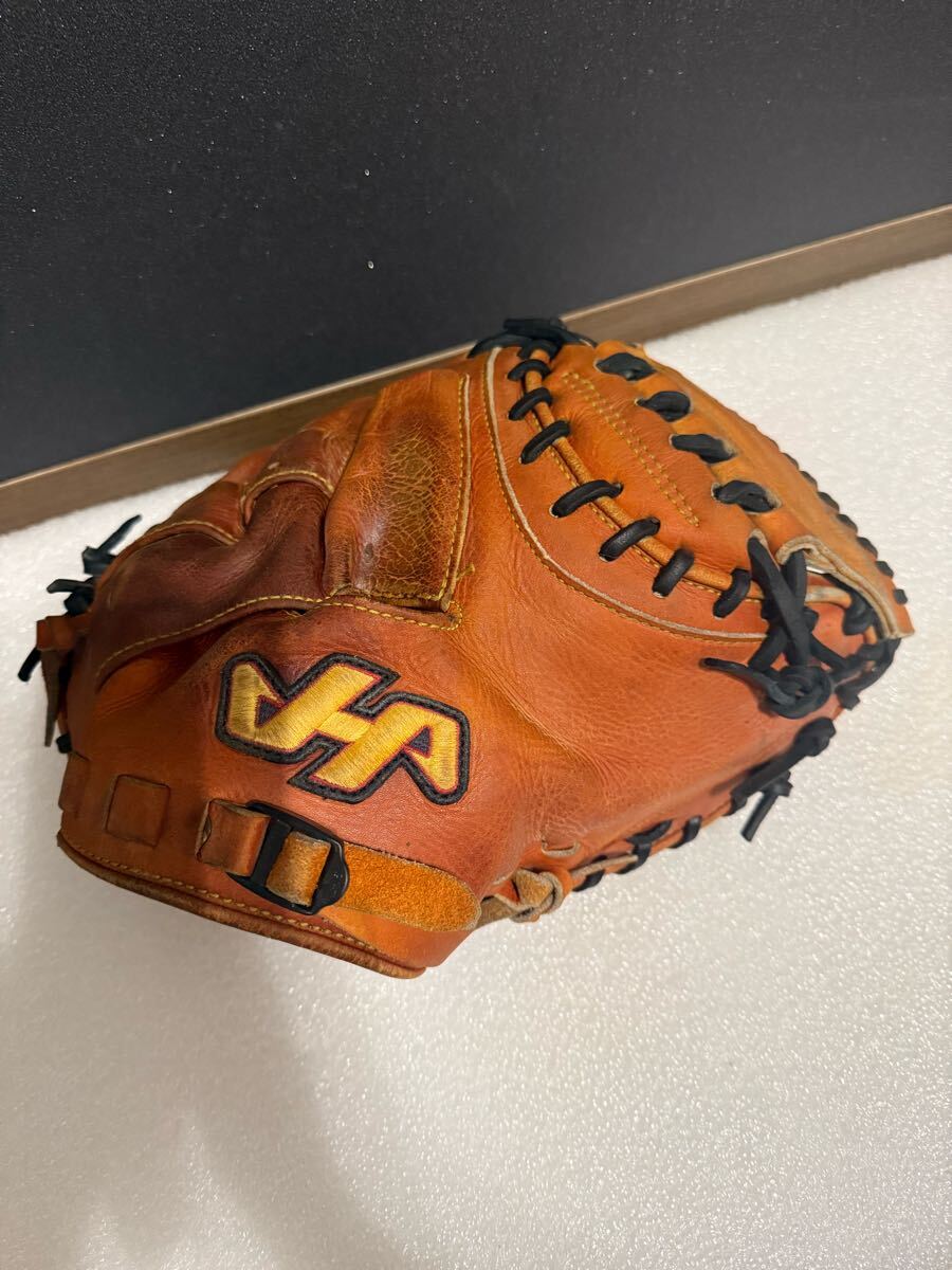 ★即戦力★ ハタケヤマ 一般硬式用 キャッチャーミット 人気 良型 浅め拍卖