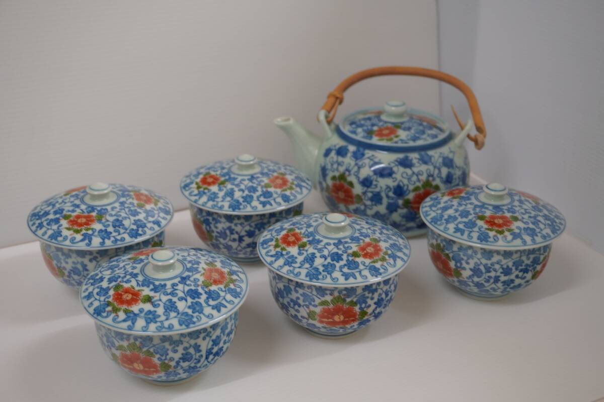 (J) 有田焼 急須 茶器 セット 和食器 蓋付き 5客セット拍卖
