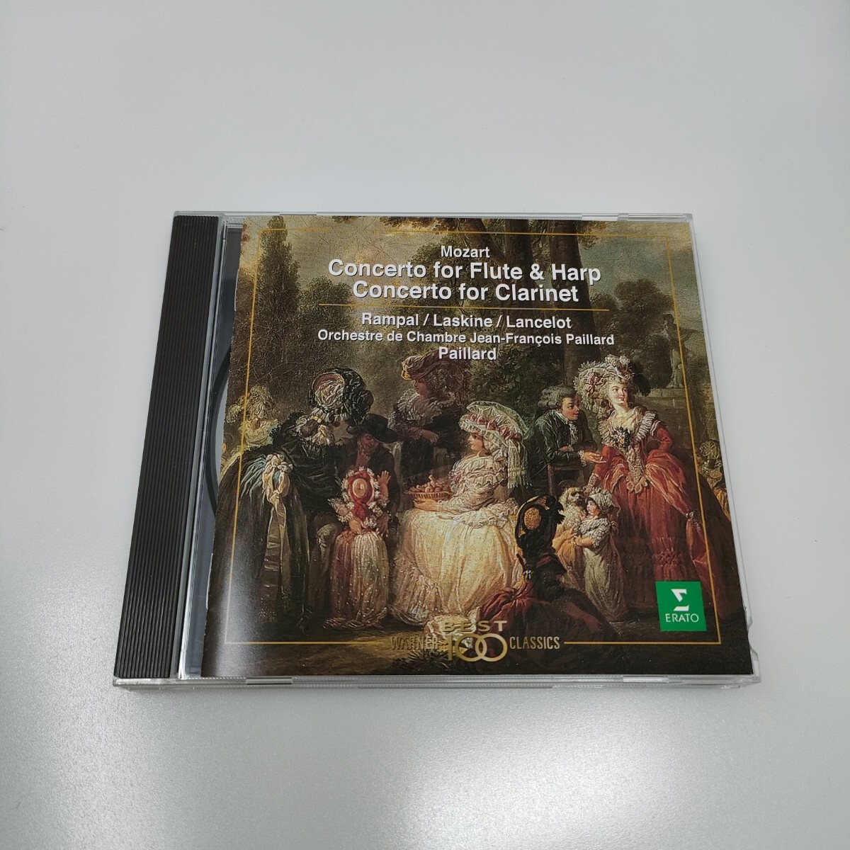CD 2000年版 モーツァルト : フルート&ハープ協奏曲 クラリネット協奏曲 ランパル ラスキーヌ ランスロ パイヤール拍卖