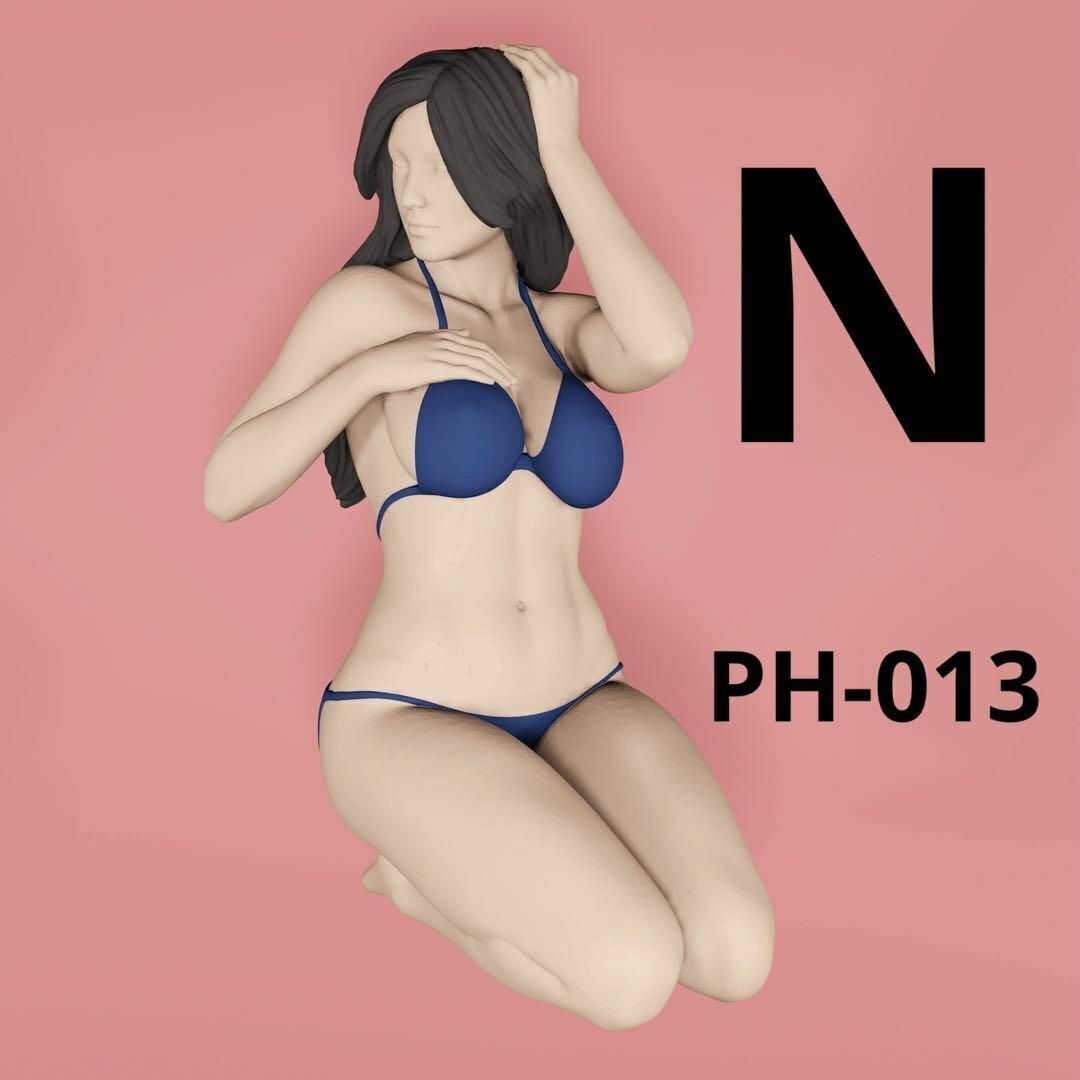 Nゲージ フィギュア PH-013 ビキニ ミニカーに ジオラマに 鉄道模型 ミニチュアイメージ リアルフィギュア 完成品拍卖