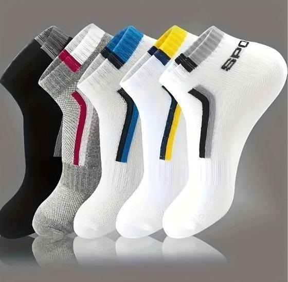 靴下 スニーカー型ソックス 5色セット ユニセックス 未使用拍卖
