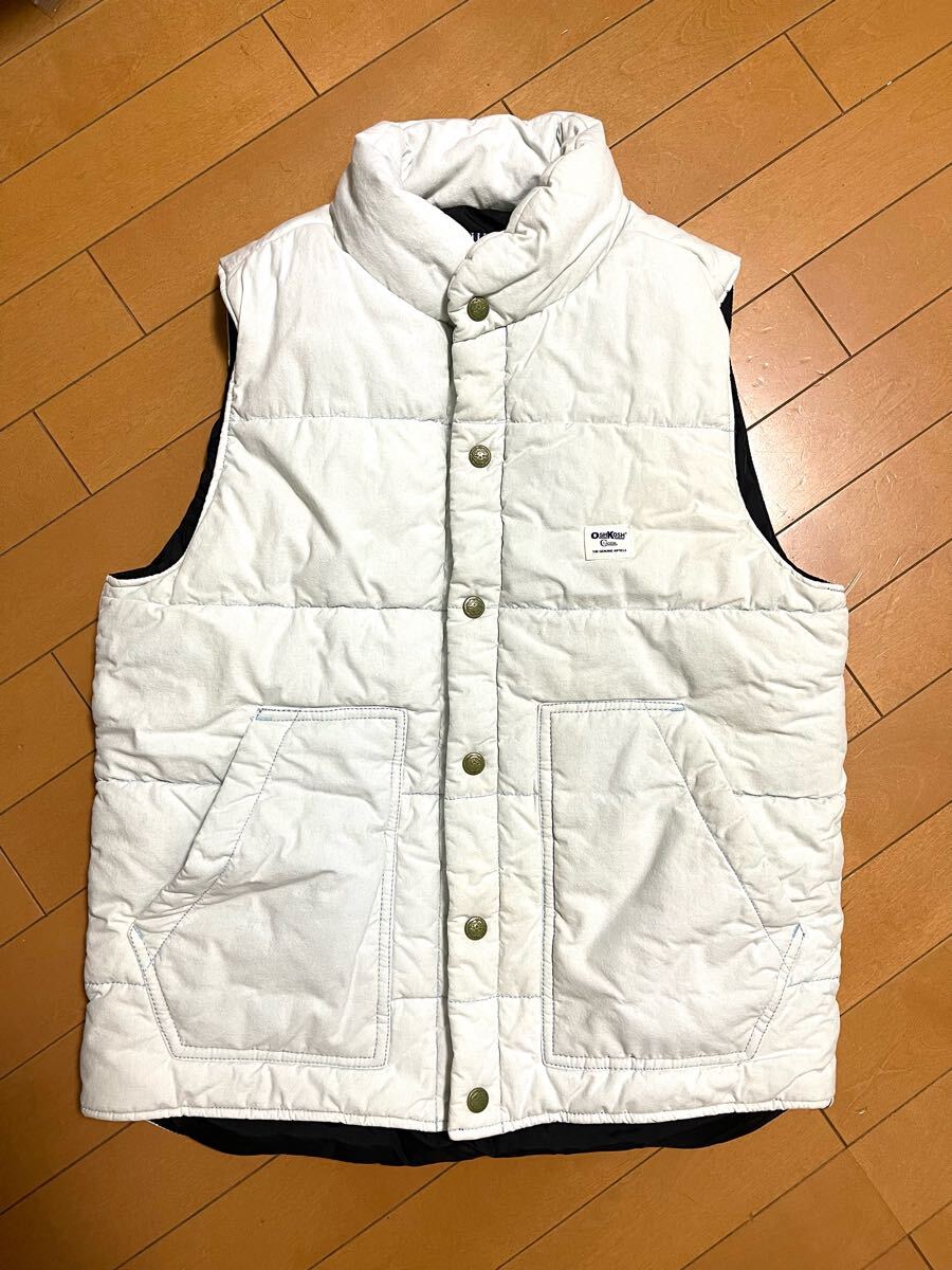 OSH KOSH オシュコシュ ダウンベスト 古着 アイスブルー アメカジ拍卖