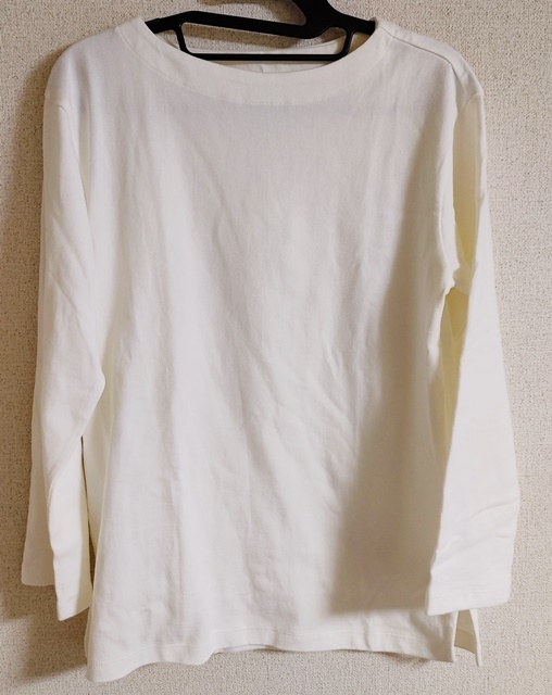 Sサイズ 良品計画 無印 長袖 カットソー 綿100%拍卖