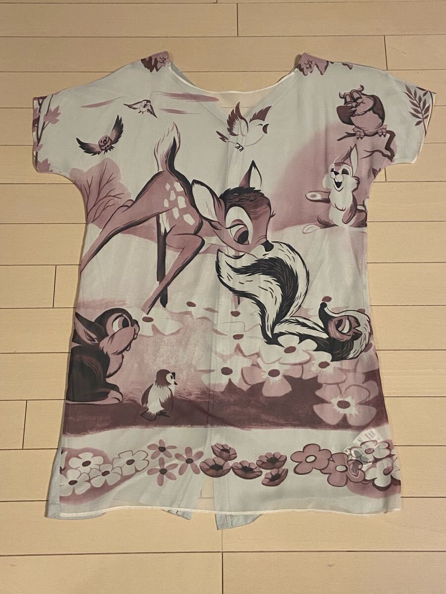 ahcahcum あちゃちゅむ ムチャチャ ディズニー Bambi バンビ 半袖 カットソー ブラウス レディース 36拍卖
