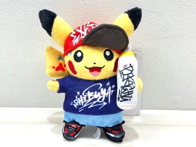 ポケットモンスター マスコット Pokemon Center SHIBUYA Graffiti Art ピカチュウ グラフィティアーティスト風 【G1452-007】108拍卖