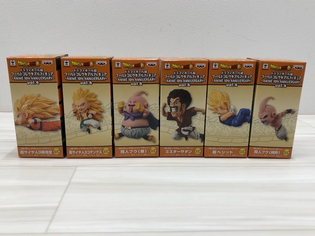 ドラゴンボール超 ワールドコレクタブルフィギュア ~ANIME 30th ANNIVERSARY~ vol.4 全6種コンプ 未開封【G1471-007】106拍卖