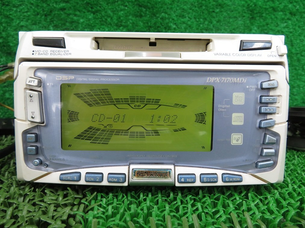 『psi』 希少 ケンウッド DPX-7170MDi 2DINサイズ CD MDレシーバー 動作確認済 当時物 レトロ JDM拍卖