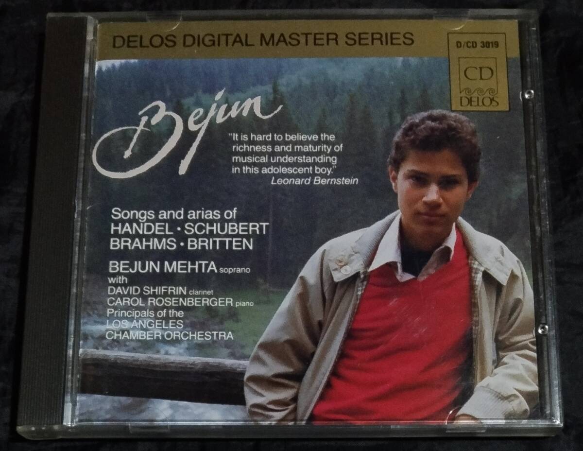 CD ベジュン・メータ / DELOS HANDEL / SCHUBERT / BRAHMS / BRITTEN|BEJUN MEHTA CD3019 拍卖
