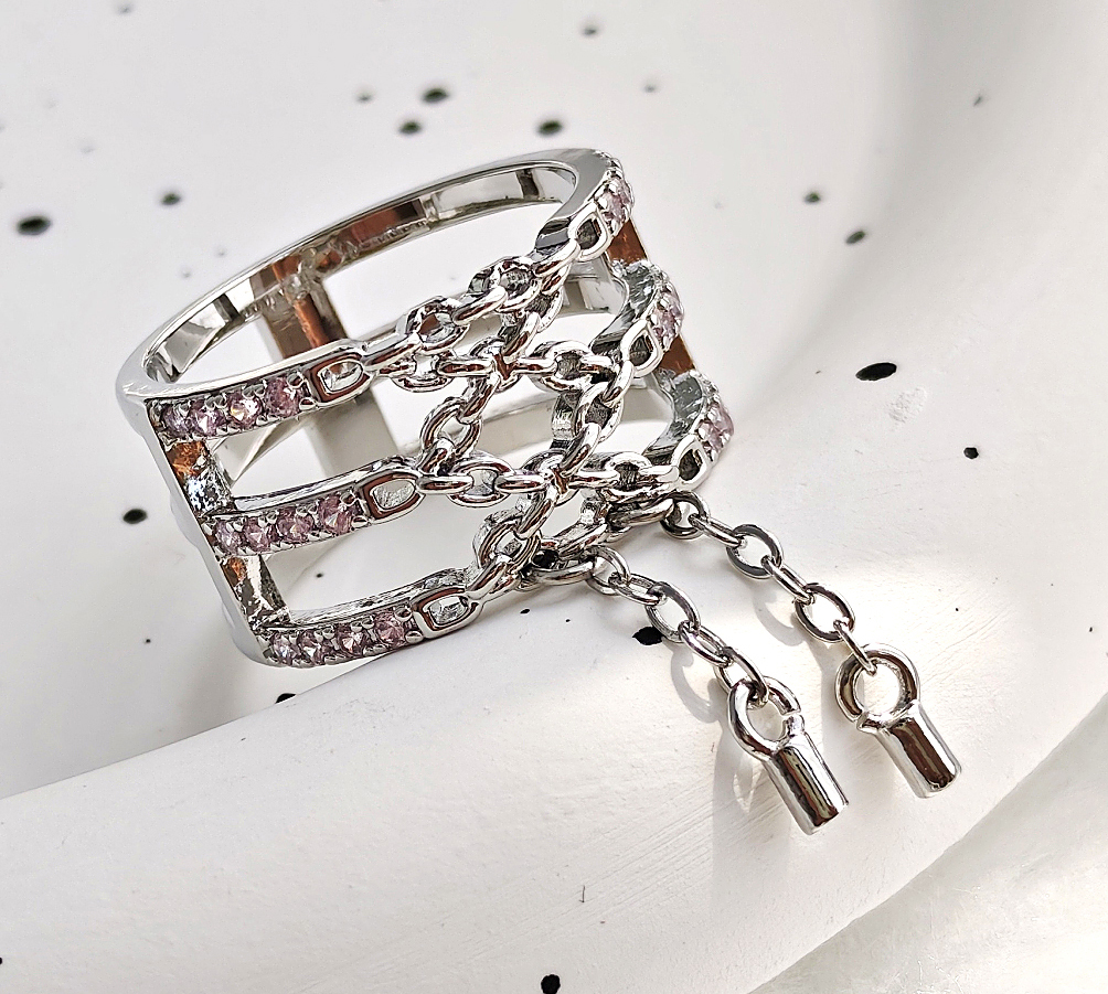 N250659◆Bigstone◆【魅力的なデザイン】ファッションな光沢*欧米大人気*高品質なリング*13号拍卖