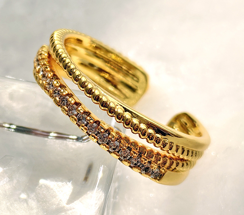 N250633◆Bigstone◆【フレンチレトロ宮廷風】魅力的なデザイン*ファッション感覚*豪華なリング*14号拍卖