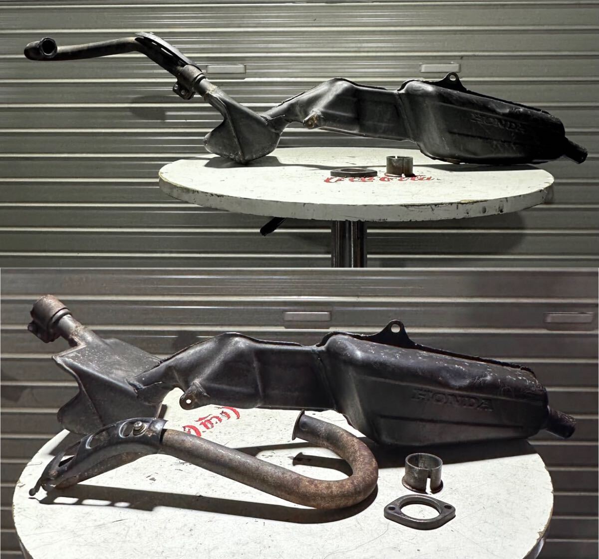 HONDA/ホンダ MD09 TLR200 純正 マフラー GOSHI8205 HM K12 サイレンサー/エキパイ/フランジ/カラー拍卖