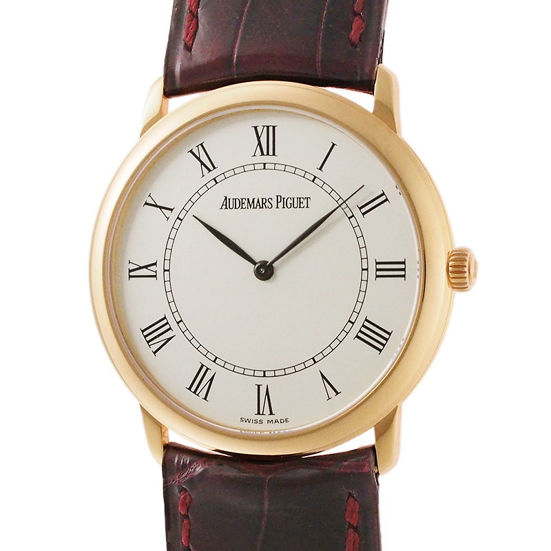 オーデマピゲ ジュール オーデマ クラシック ウルトラスリム 14894OR/O/0067CR/02 K18PG 手巻き 箱・保証書付拍卖