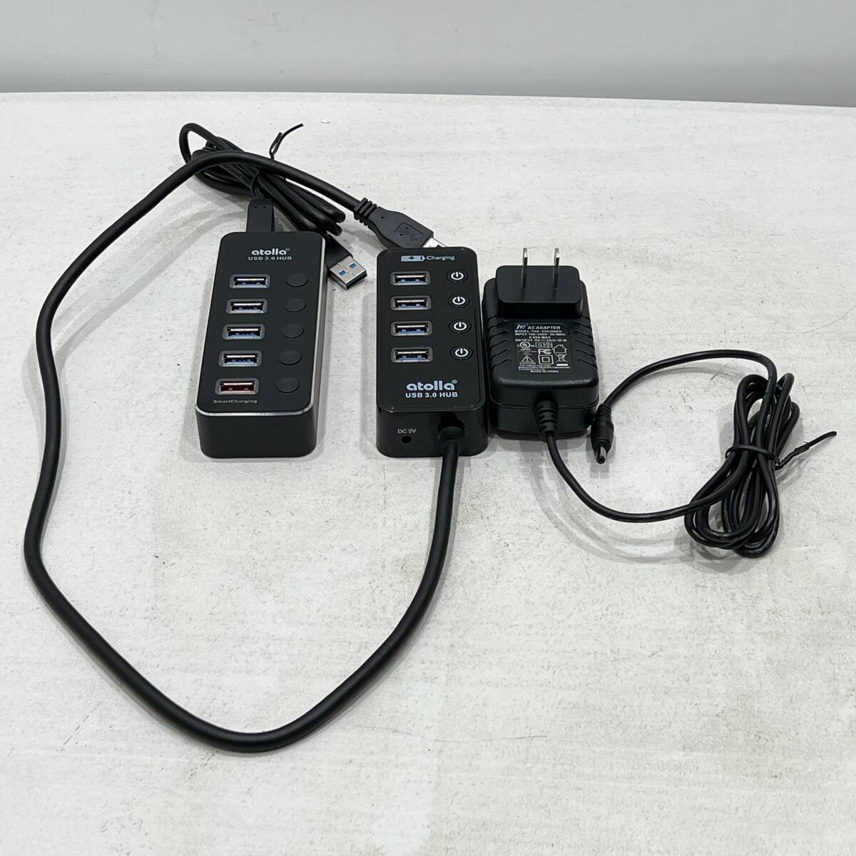 atolla USB 3.0 ハブ 6ポート、atolla USB3.0ハブ 4ポート、ACアダプター THX-050300KD 3点セット拍卖