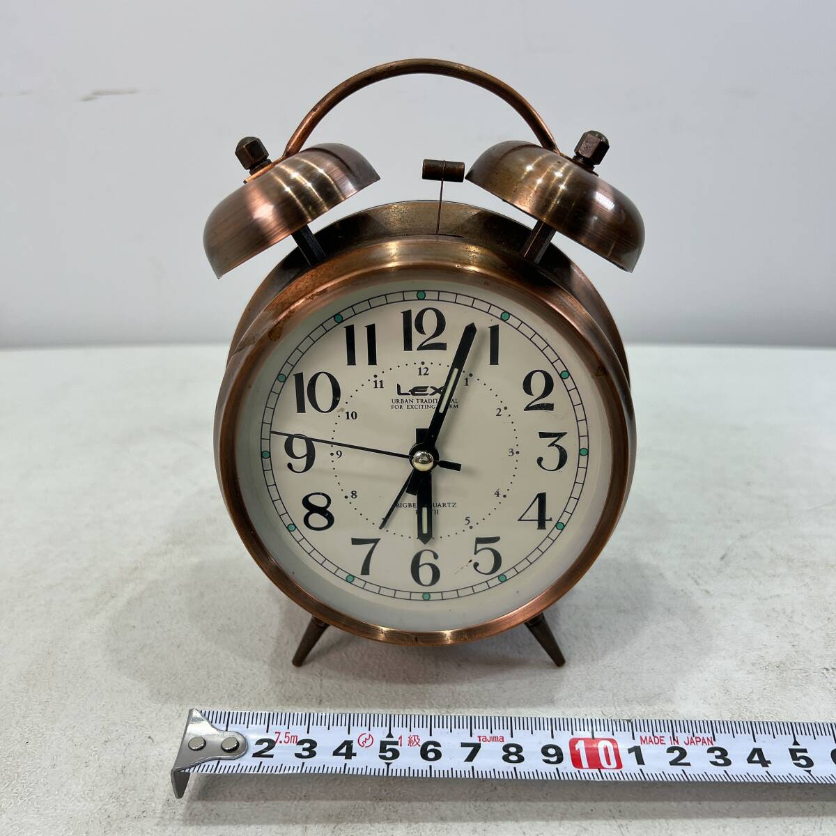 Lexi 目覚まし時計 置時計 アンティーク レトロ ビンテージ 動作未確認 ジャンク 中古拍卖