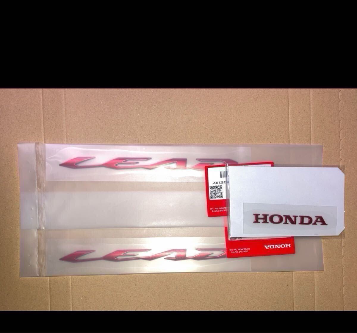 ホンダ 純正部品 リード125 LEAD125 エンブレム 限定版 新品 純正部品 GENUINE PARTS拍卖