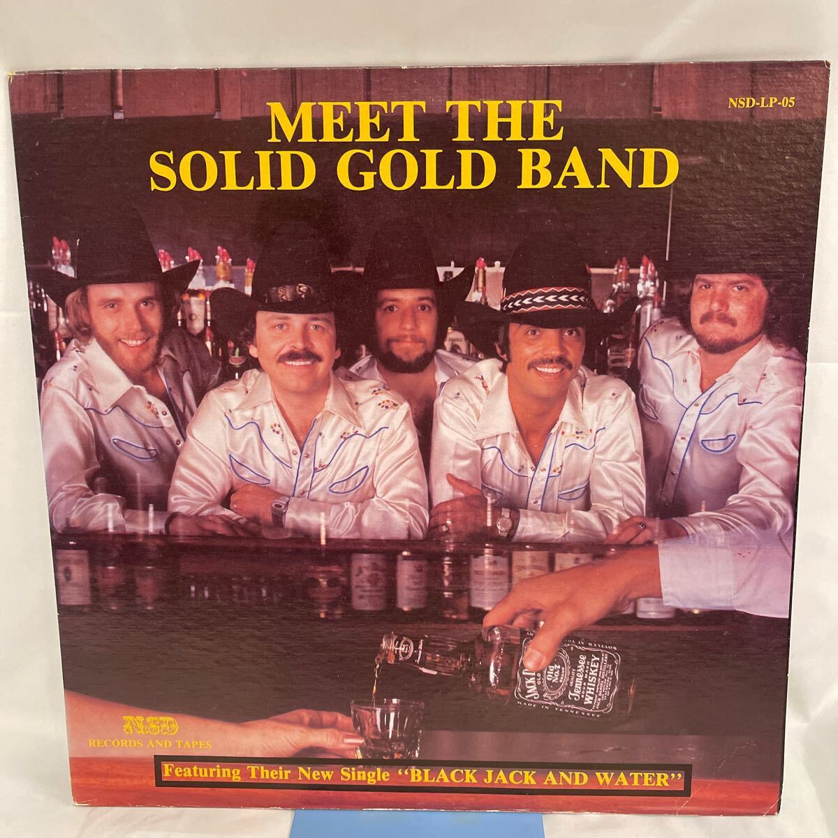 50630N 輸入盤 12inch LPレコード★MEET THE SOLID GOLD BAND /Featuring Their New Single BLACK JACK AND WATER ★NSD-LP-05拍卖
