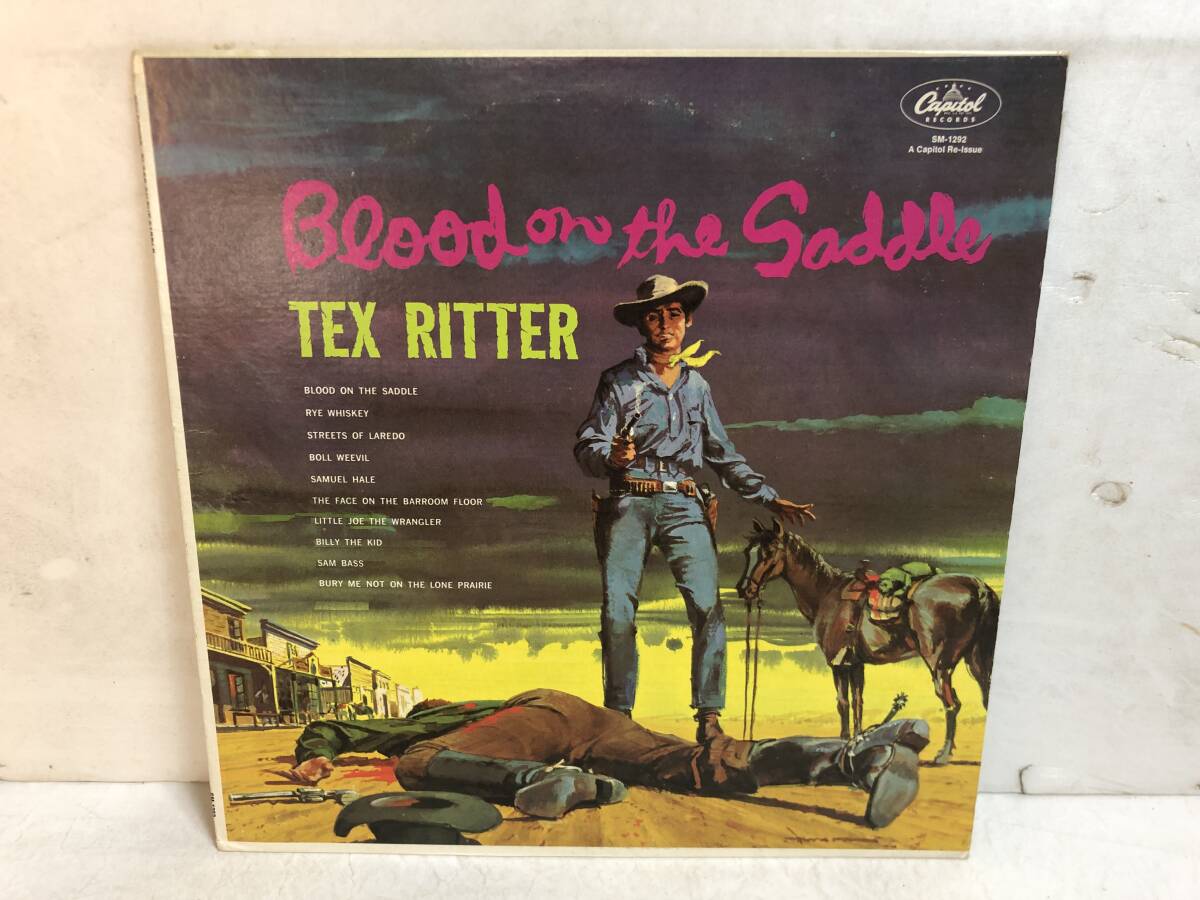 50623S US盤 12inch LP★TEX RITTER/BLOOD ON THE SADDLE★SM-1292拍卖