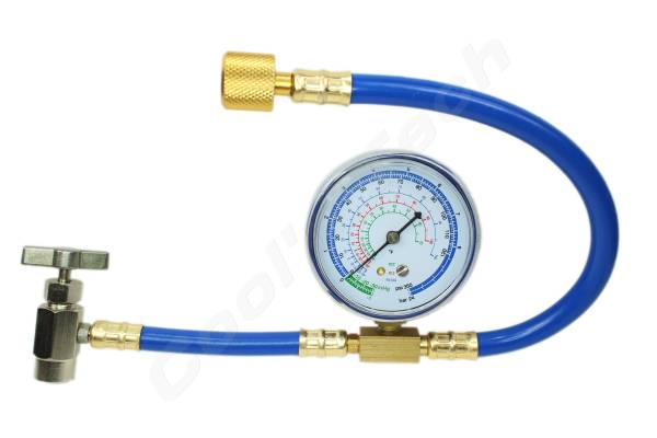 R22 R12 DIY メーター/ゲージ付 ガスチャージホース カーエアコン ルームエアコンのガスチャージに拍卖