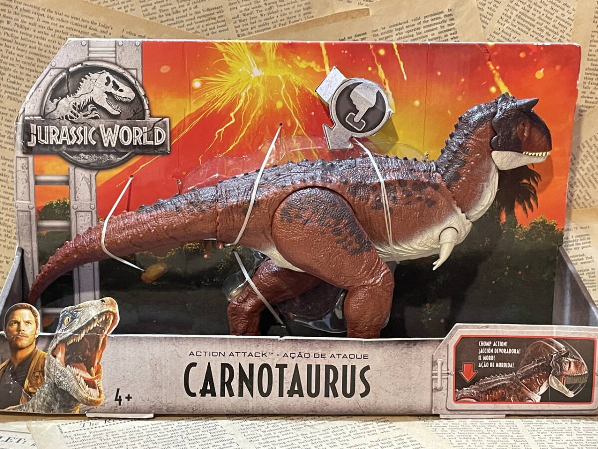 ☆ジュラシックワールド/アクションフィギュア/即決/映画/Jurassic World/Action Figure(Carnotaurus/MIB) MO-431拍卖