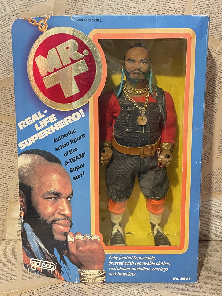 ☆1980年代/特攻野郎Aチーム/ミスターT/フィギュア/即決ビンテージUSA/galoob/Mr.T/Action Figure(MIB) TV-073拍卖
