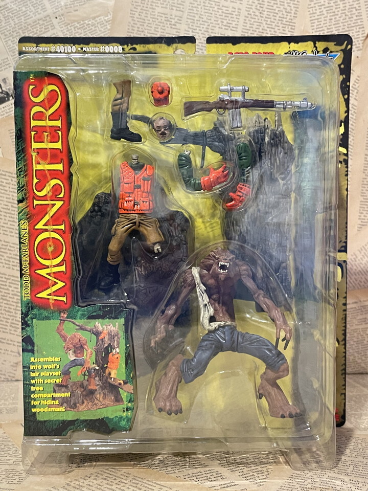 ☆1990年代/マクファーレン/モンスター/フィギュア/即決USA/ビンテージ/McFarlane's Monsters/Figure(Werewolf Playset/MOC)拍卖