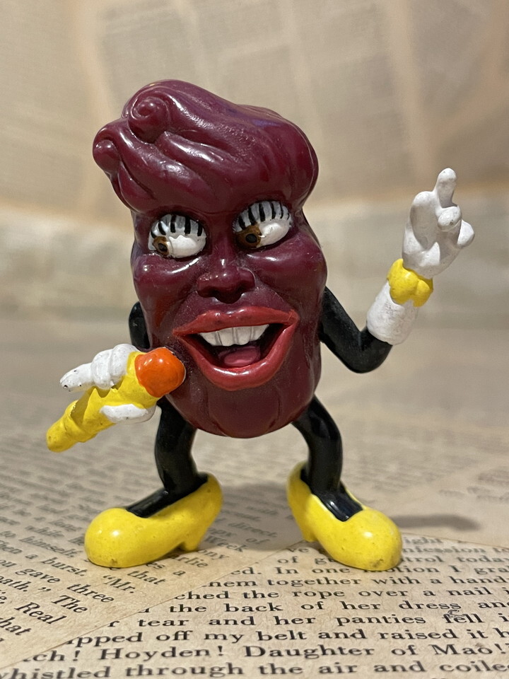 ☆1980年代/カリフォルニアレーズンズ/PVCフィギュア/即決ビンテージUSA/企業物/California Raisins/PVC Figure(80s) CR-068拍卖