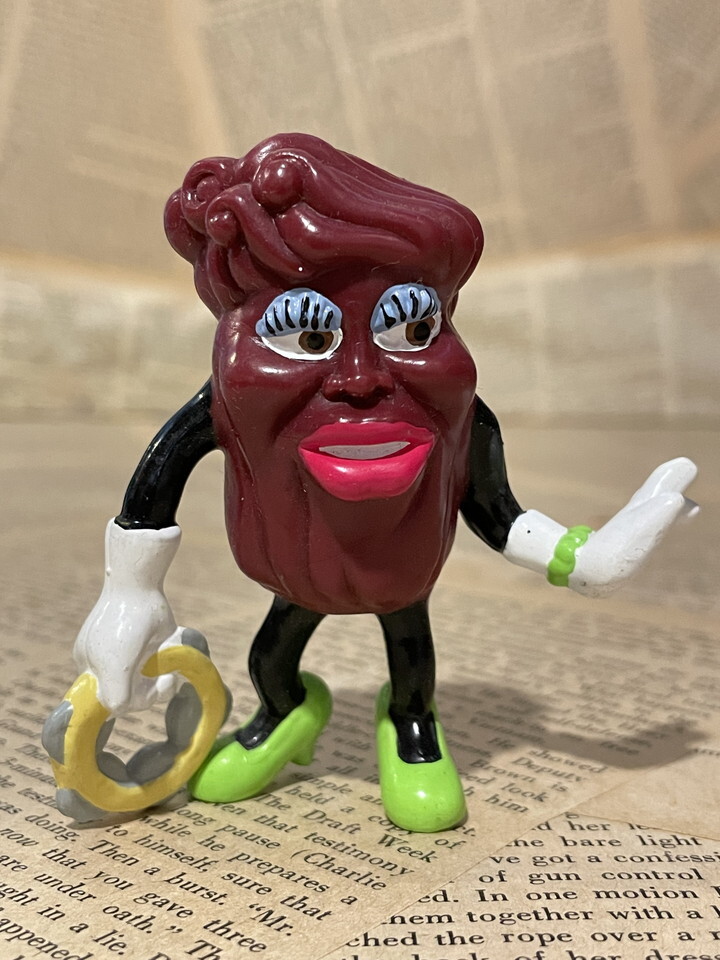 ☆1980年代/カリフォルニアレーズンズ/PVCフィギュア/即決ビンテージUSA/企業物/California Raisins/PVC Figure(80s) CR-070拍卖