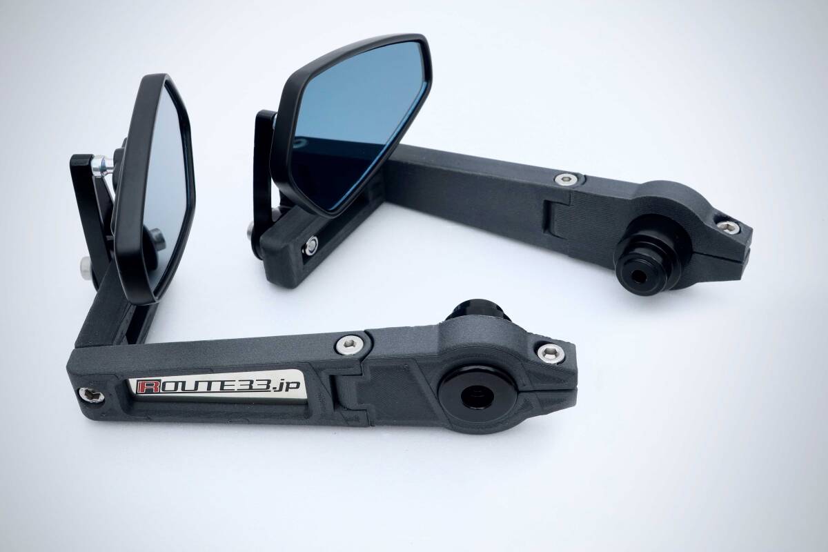③Route33.jpオリジナル・レバーガードミラーtype2cf(汎用・バーエンドミラー)拍卖