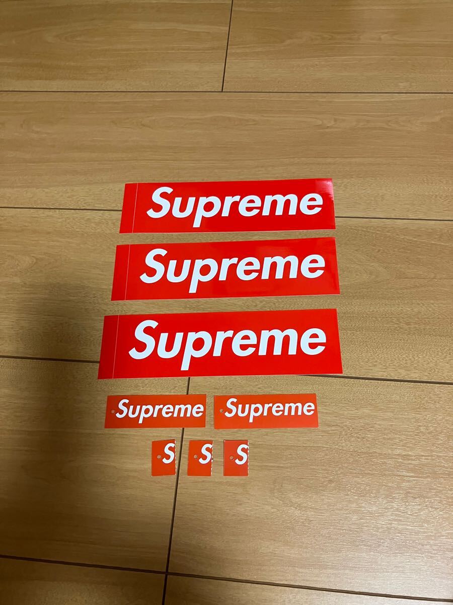 シュプリーム 未使用品 ボックスロゴ ステッカー3枚 半タグ 3枚 全タグ 2枚 supreme BOXLOGO拍卖