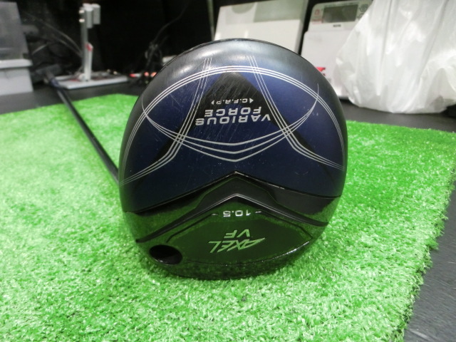 TSURUYAGOLF ツルヤ AXEL VFドライバー 10.5度可変 純正フジクラ SpeederのR 46in D3 286g ハドラス済 ランクBC拍卖