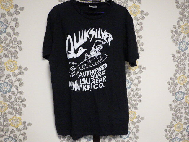クイックシルバー Tシャツ XL クロ サーフィン コットン クイックシルバージャパン(株)拍卖