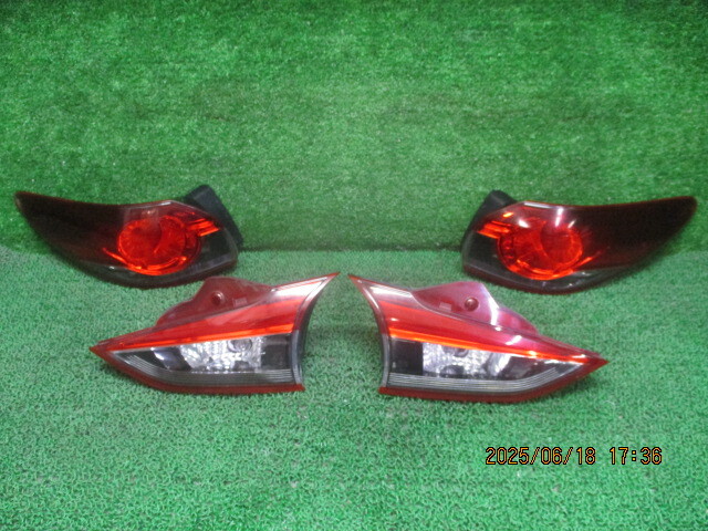 GJ2FW マツダ アテンザ 平成25年 テールレンズ フィニッシャーレンズ 4点セット 252087拍卖