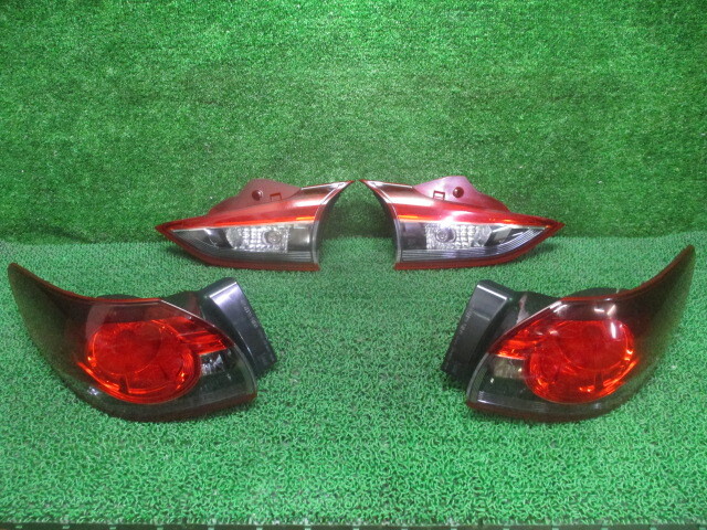 GJ2FW マツダ アテンザ 平成25年 テールレンズ フィニッシャーレンズ 4点セット 252160拍卖
