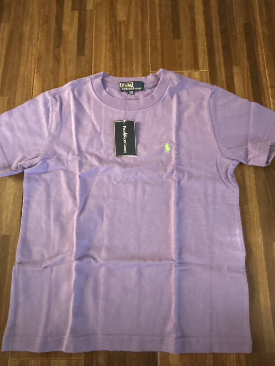 ■ラルフ■新品120cm ラベンダー色のTシャツ拍卖