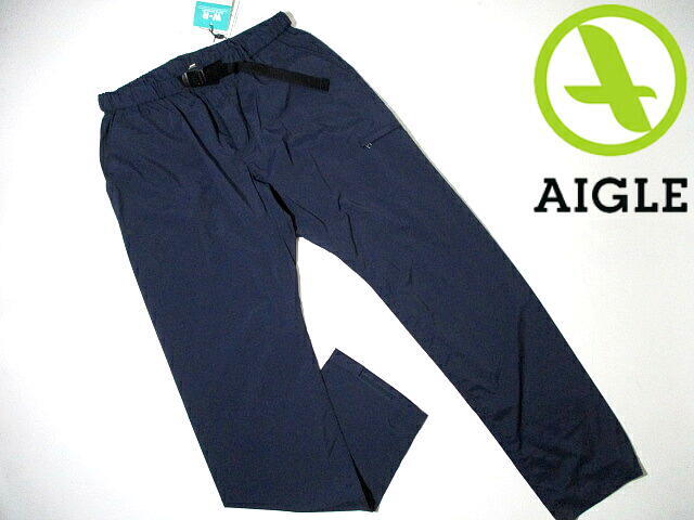 定価16500円■ 新品 未使用 即決! エーグル AIGLE 撥水加工 ナイロンパンツ 紺 ネイビー アウトドア マウンテンパンツ XLサイズ拍卖