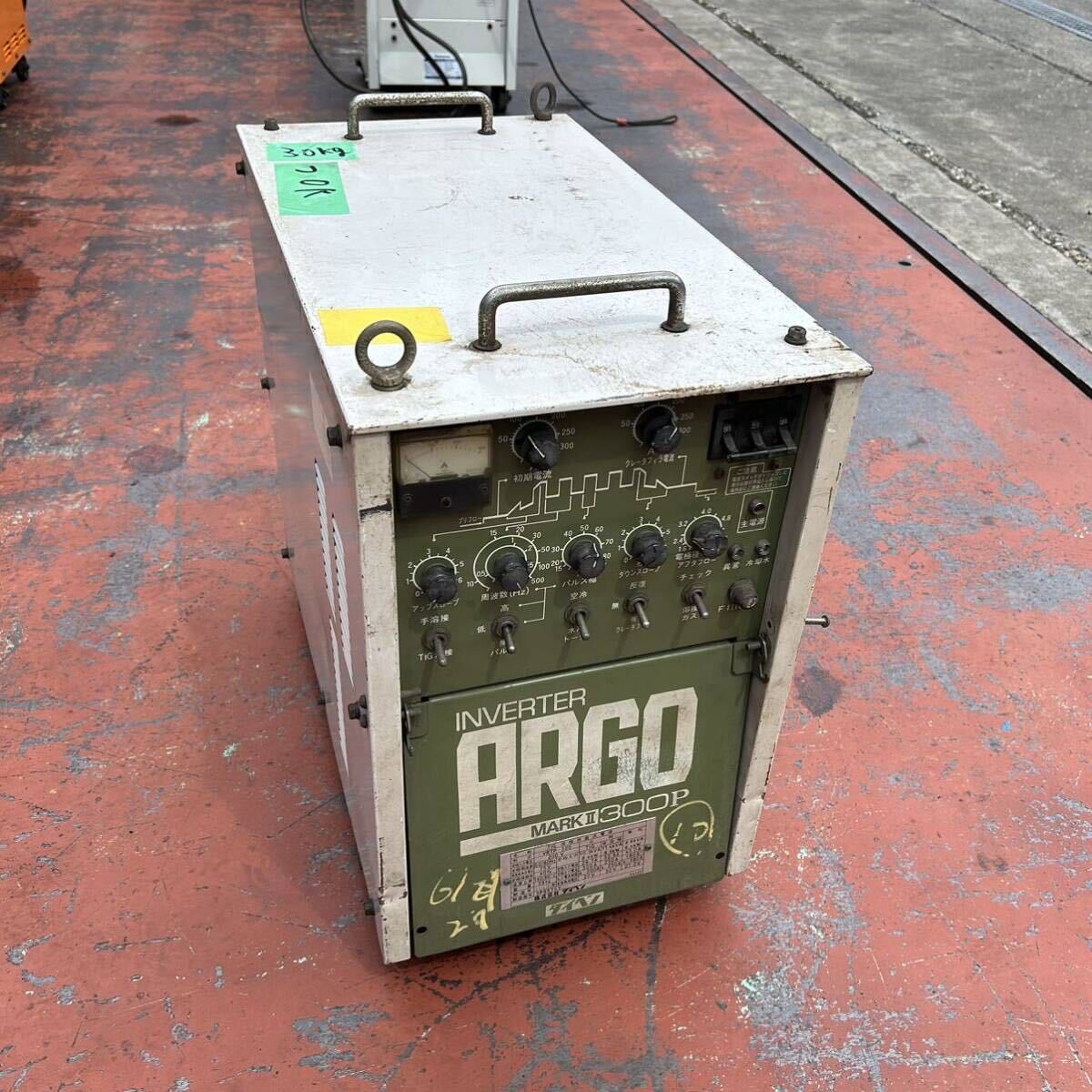 たT7824 ダイヘン TIG溶接機 ARGO MARK Ⅱ 300P VRTP-300 200V 50/60Hz 【通電のみ確認】拍卖