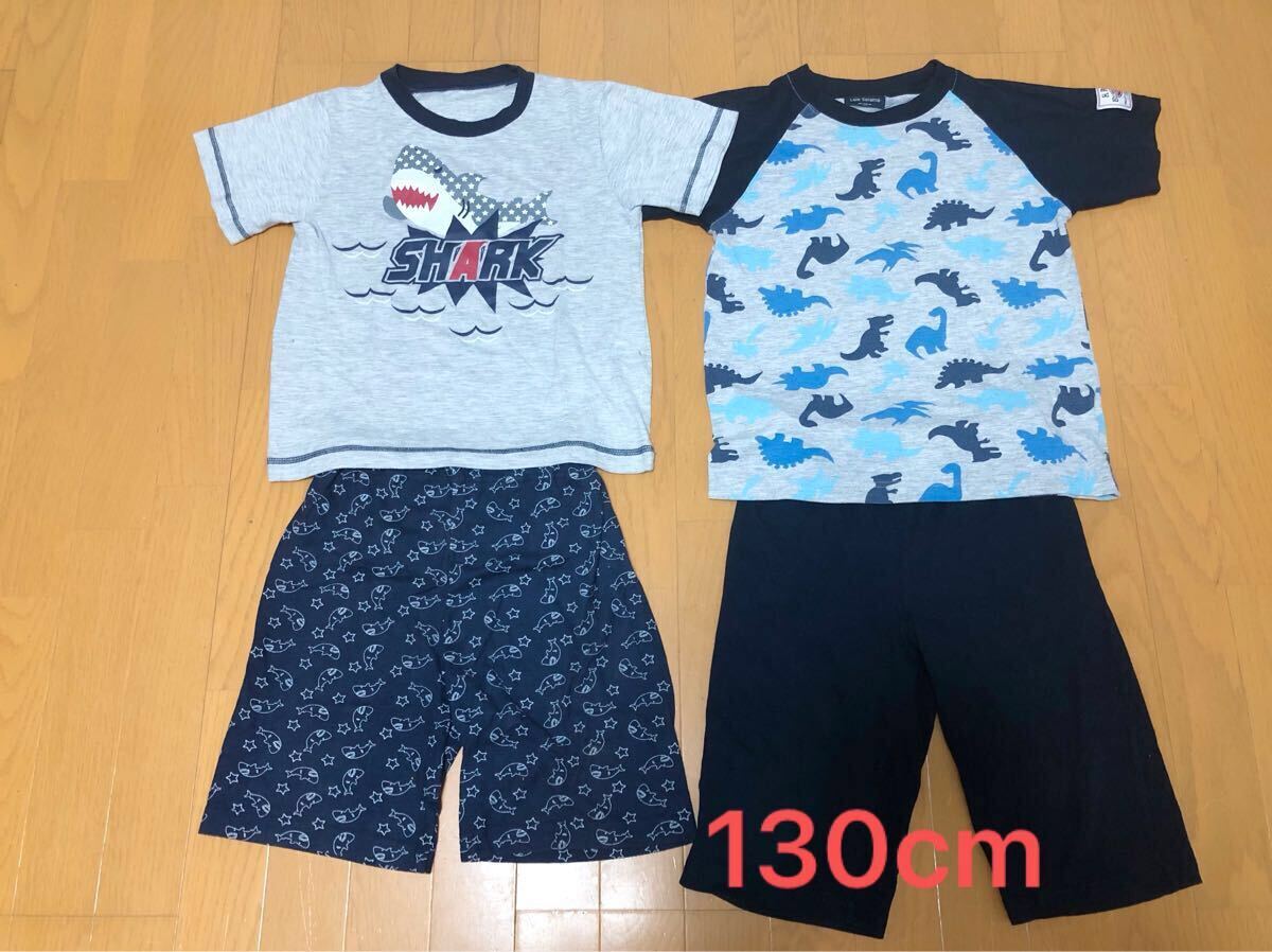 2セット 130 cm 男の子 パジャマ 下着 服 キッズ こども 幼児 小学生 子ども服 アウター セット まとめ キャミソール 半袖拍卖