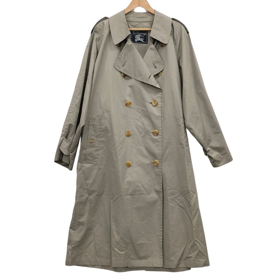 中古◆コート バーバリー トレンチコート 旧タグ グレージュ メンズ サイズ 175 Burberry 【AFA10】拍卖