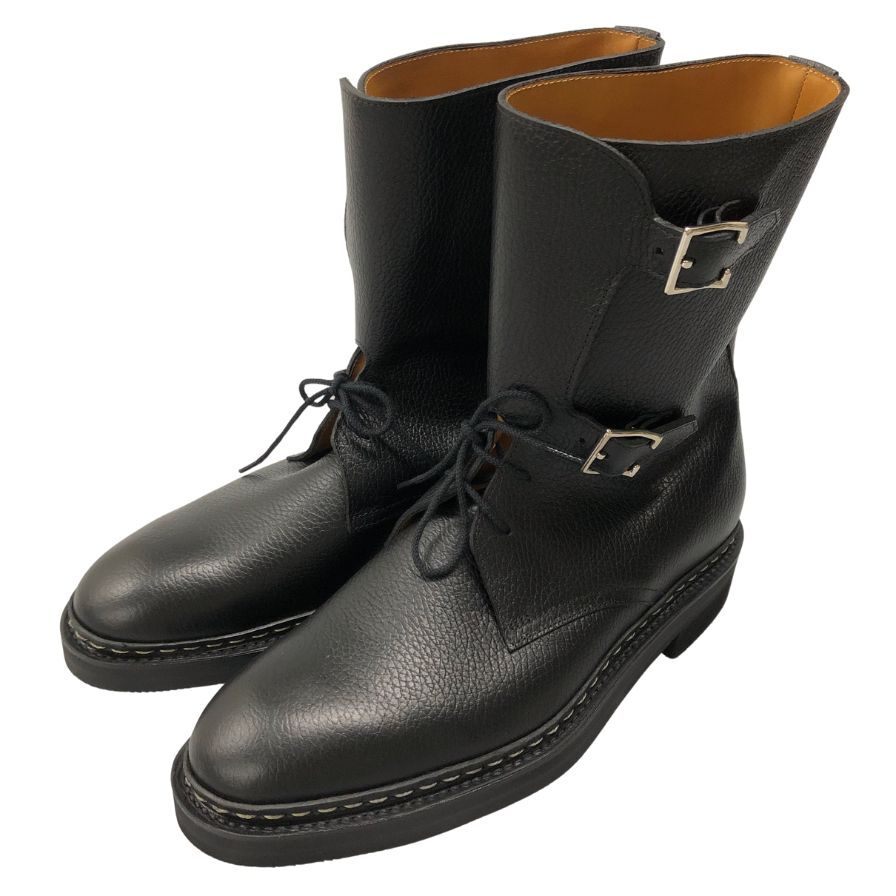 ジョンロブ ウィック ブーツ グレインレザー ブラック サイズUK6.5E WICK JOHN LOBB ブーツ 約25.0cm【LA】【中古】拍卖