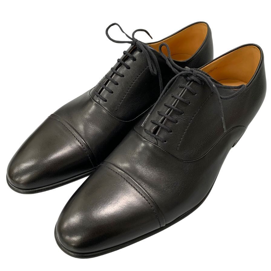 ジェイエムウエストン レザーシューズ ストレートチップ 428 ブラック カーフ サイズ9 メンズ J.M.WESTON 約27.5cm【LA】【中古】拍卖