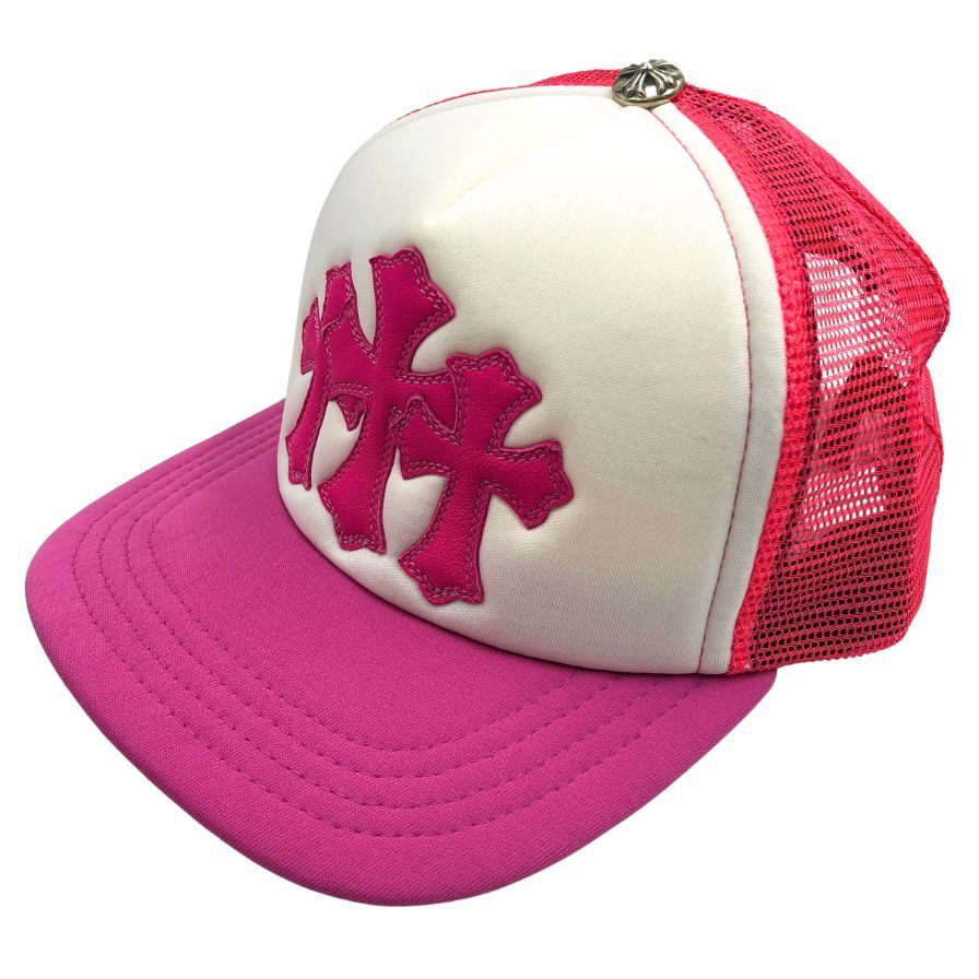 クロムハーツ キャップ 040-058680 セメタリークロス レザーパッチ トラッカー ONE SIZE 53-60 CHROME HEARTS【AFI20】拍卖