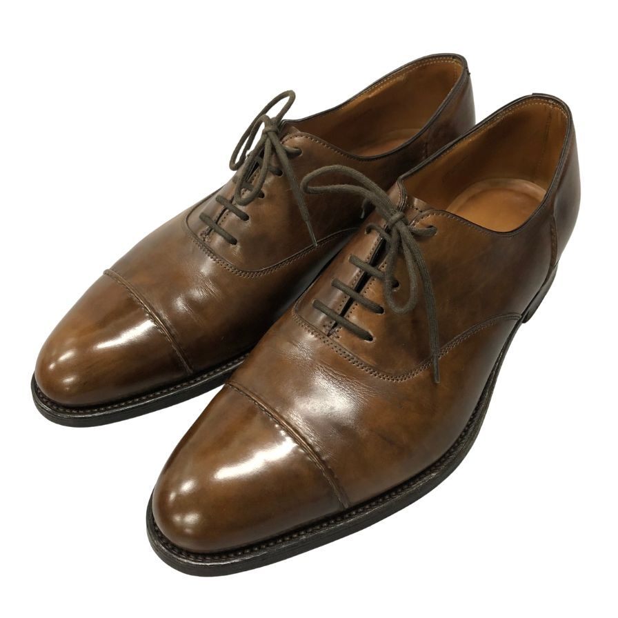 ジョンロブ レザーシューズ ラングトン メンズ サイズUK6 ブラウン John Lobb ビジネスシューズ 約24.5cm【LA】【中古】拍卖